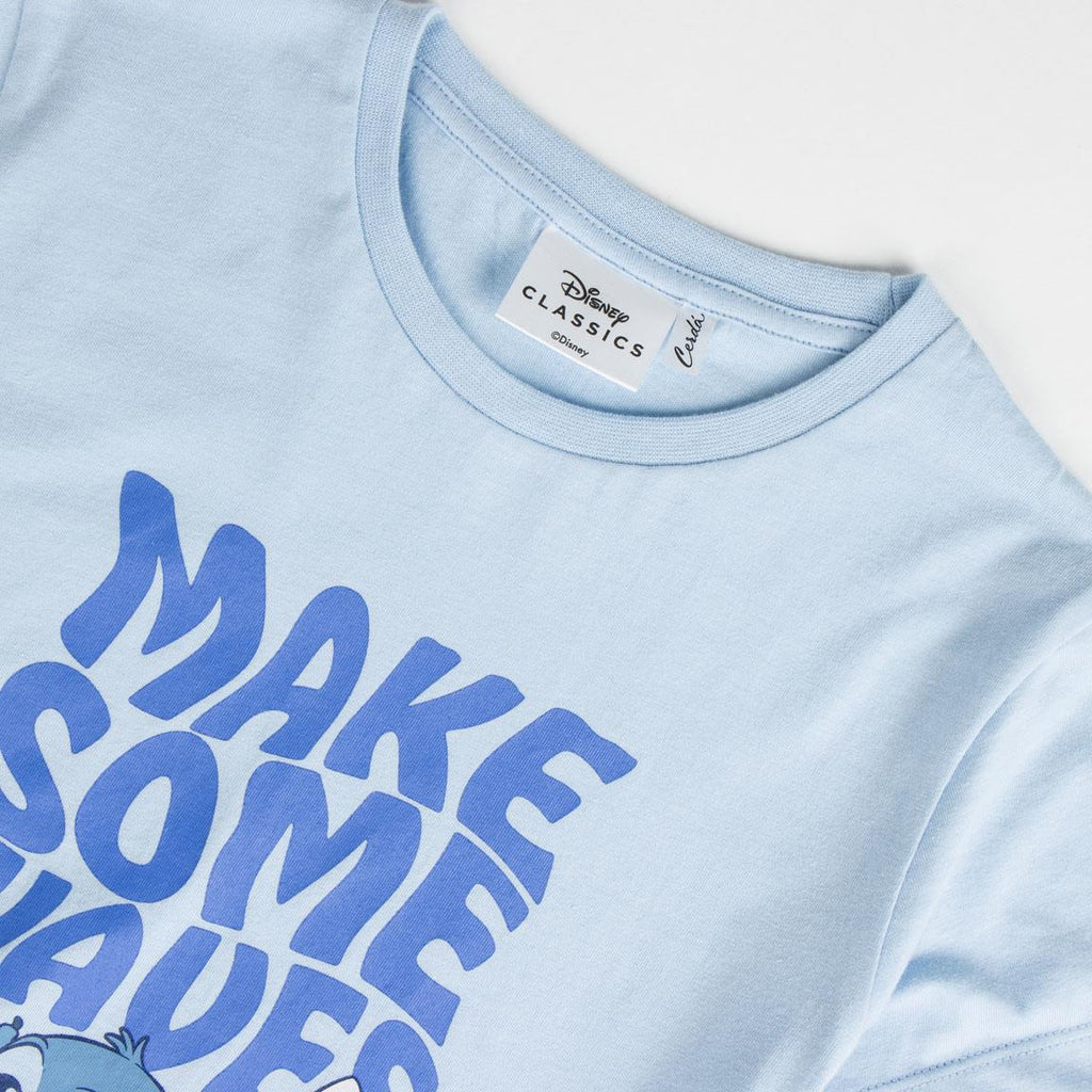 Pijama corto single jersey stitch