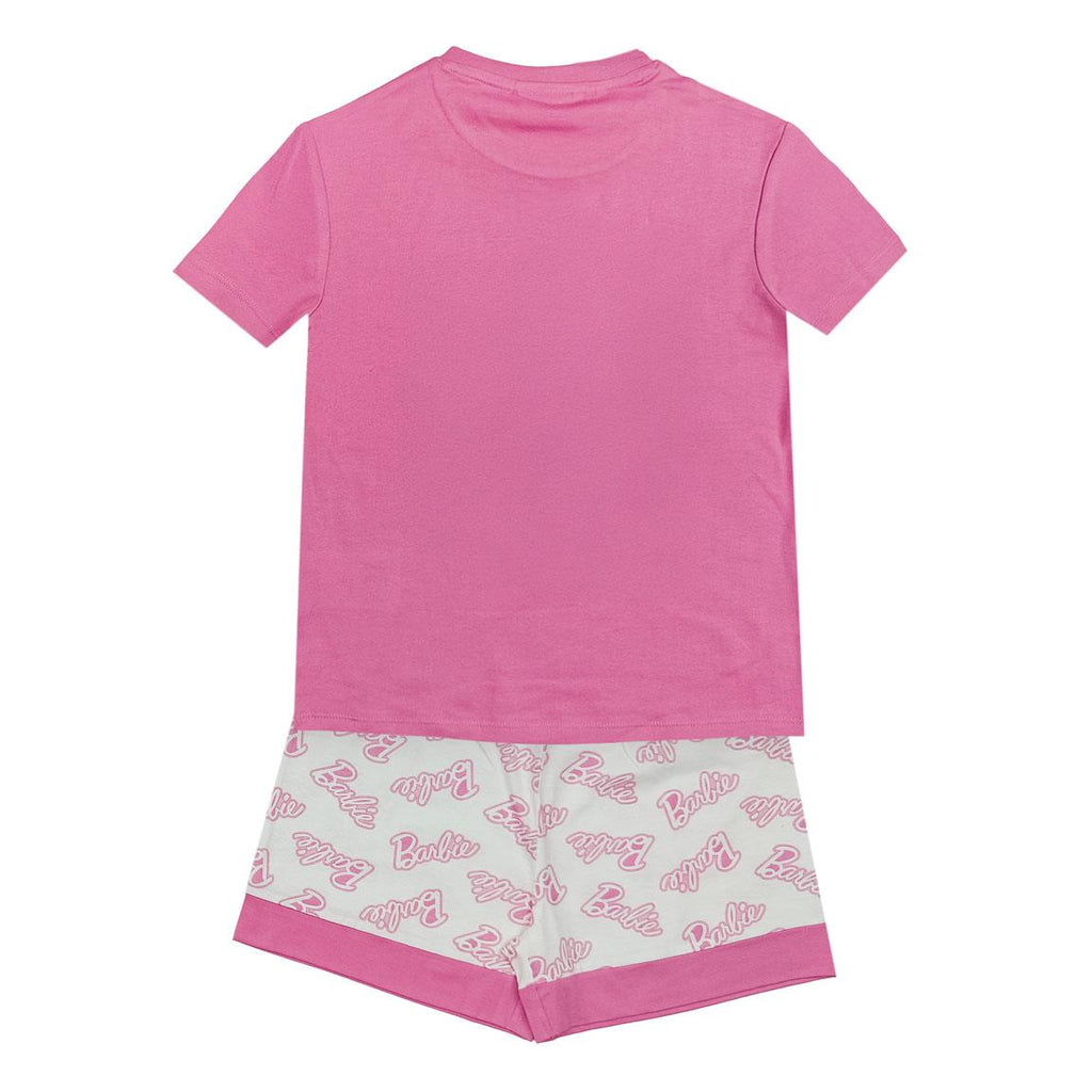 Pijama corto single jersey barbie