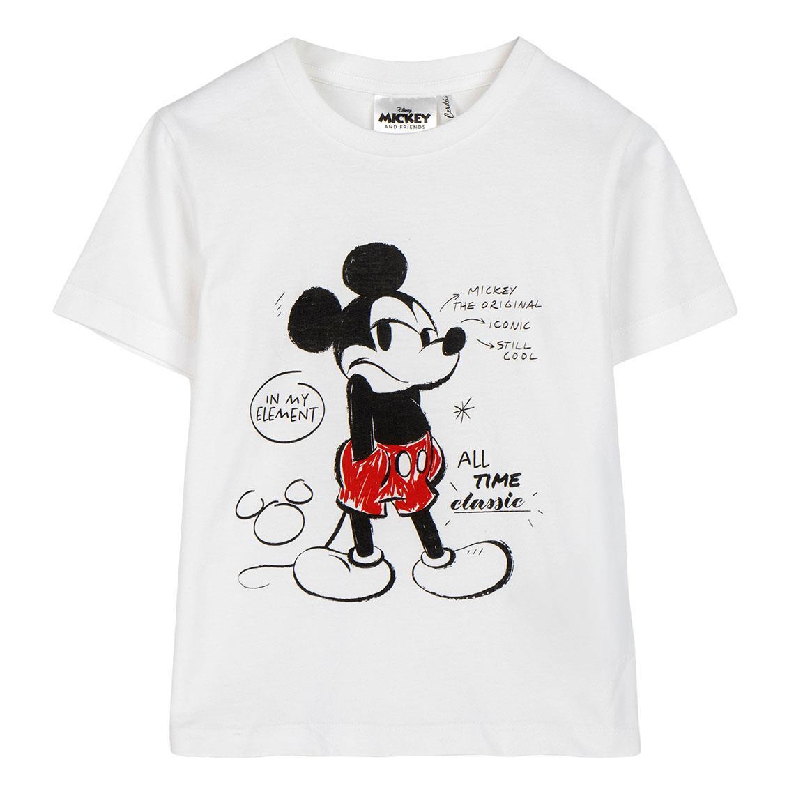 Camiseta corta single jersey mickey