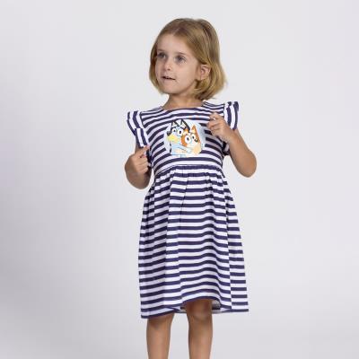 Vestido single jersey bluey