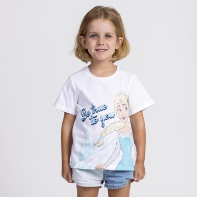 Camiseta corta single jersey frozen
