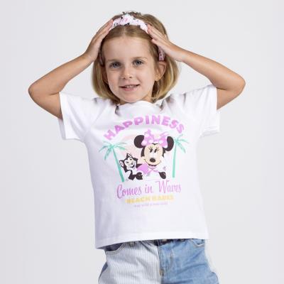 Camiseta corta single jersey minnie