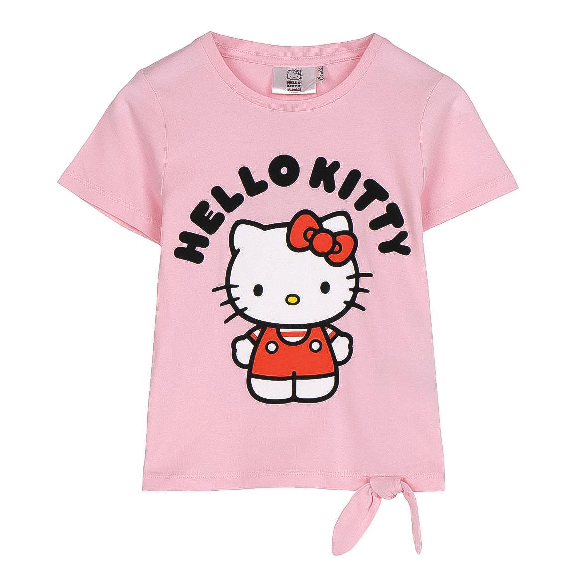 Camiseta corta single jersey hello kitty