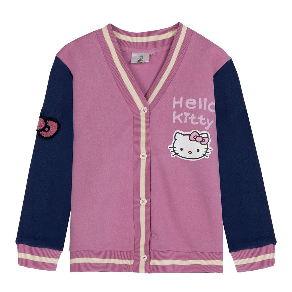 Chaqueta cotton brushed baseball hello kitty