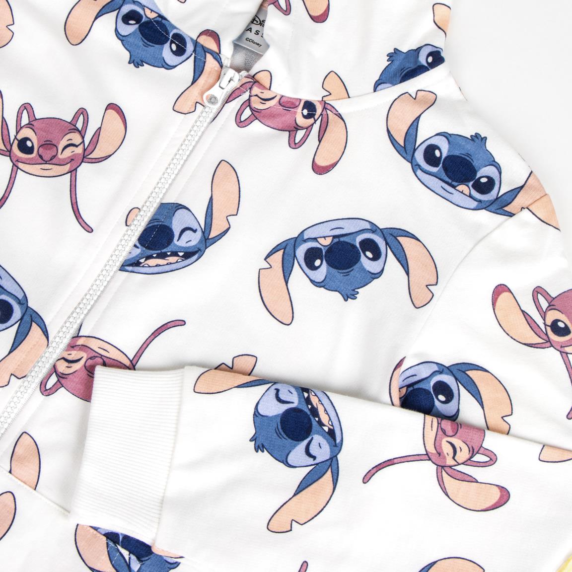 Sudadera con cremallera french terry stitch