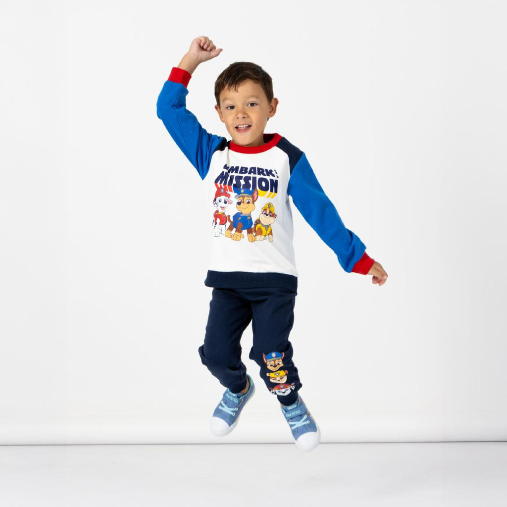Chandal cotton brushed paw patrol