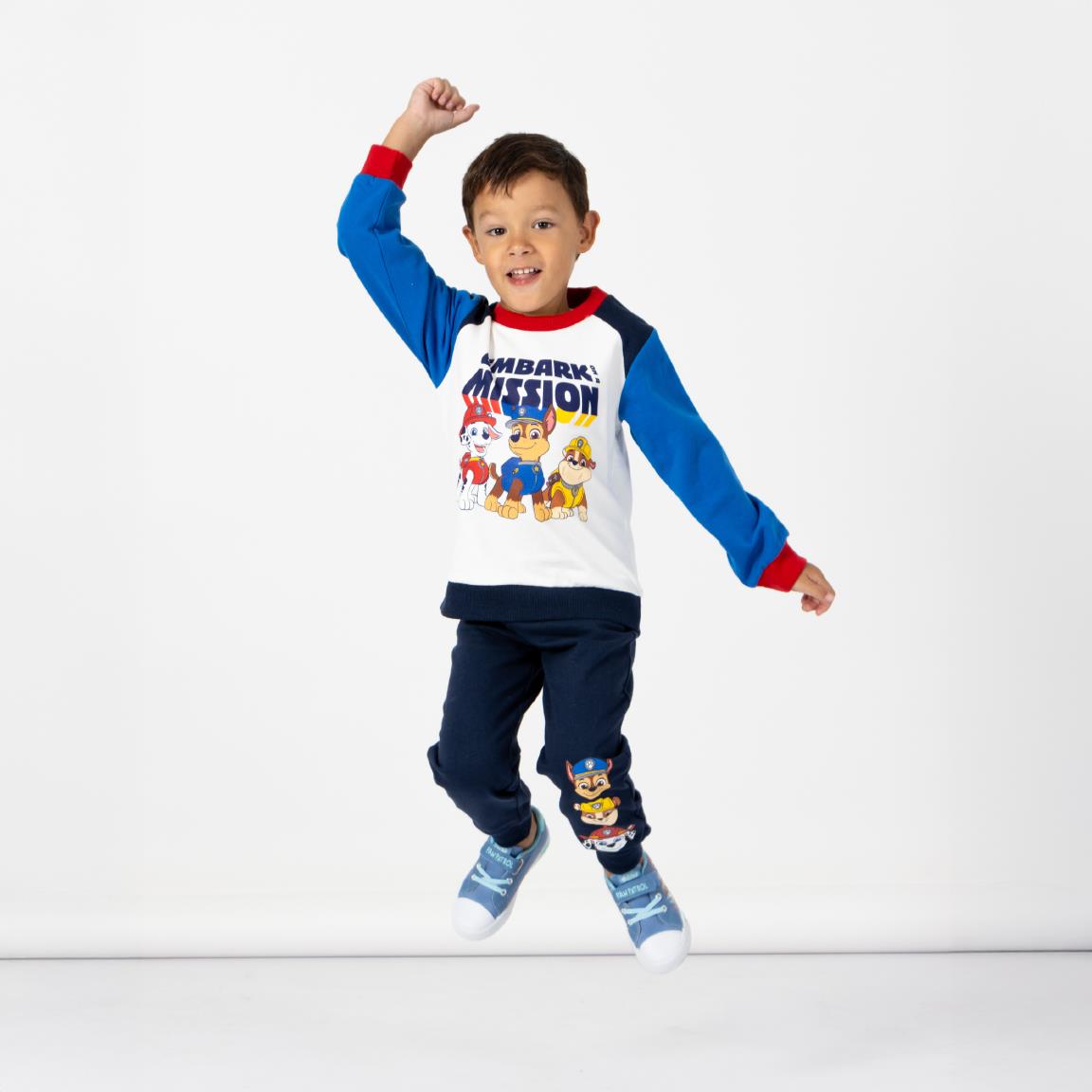 Chandal cotton brushed paw patrol