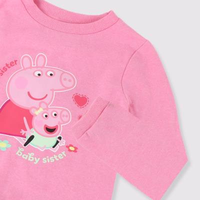 Vestido french terry peppa pig