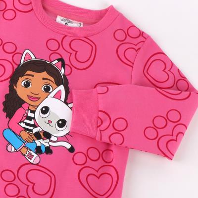 Sudadera cotton brushed gabby´s dollhouse