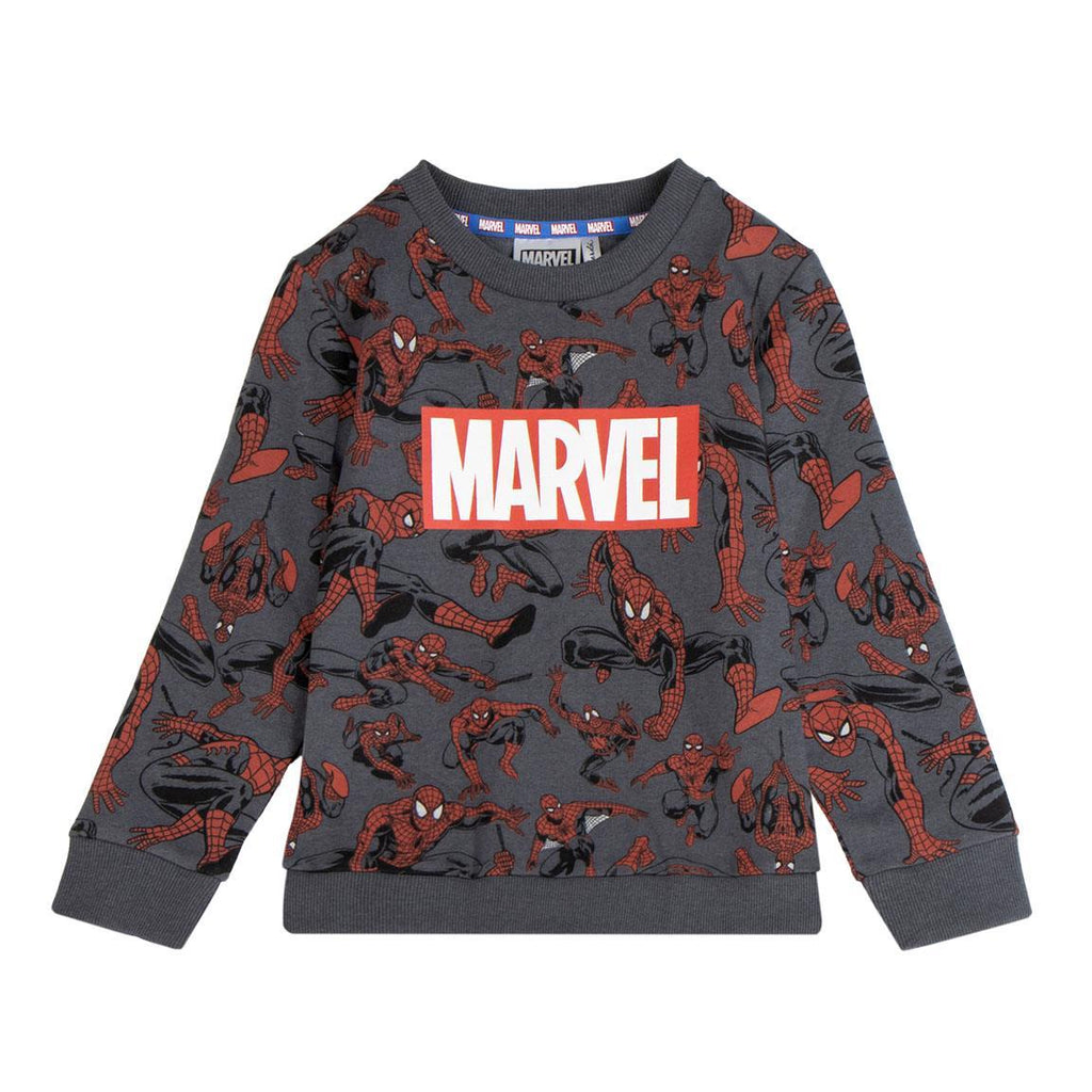 Sudadera cotton brushed spiderman