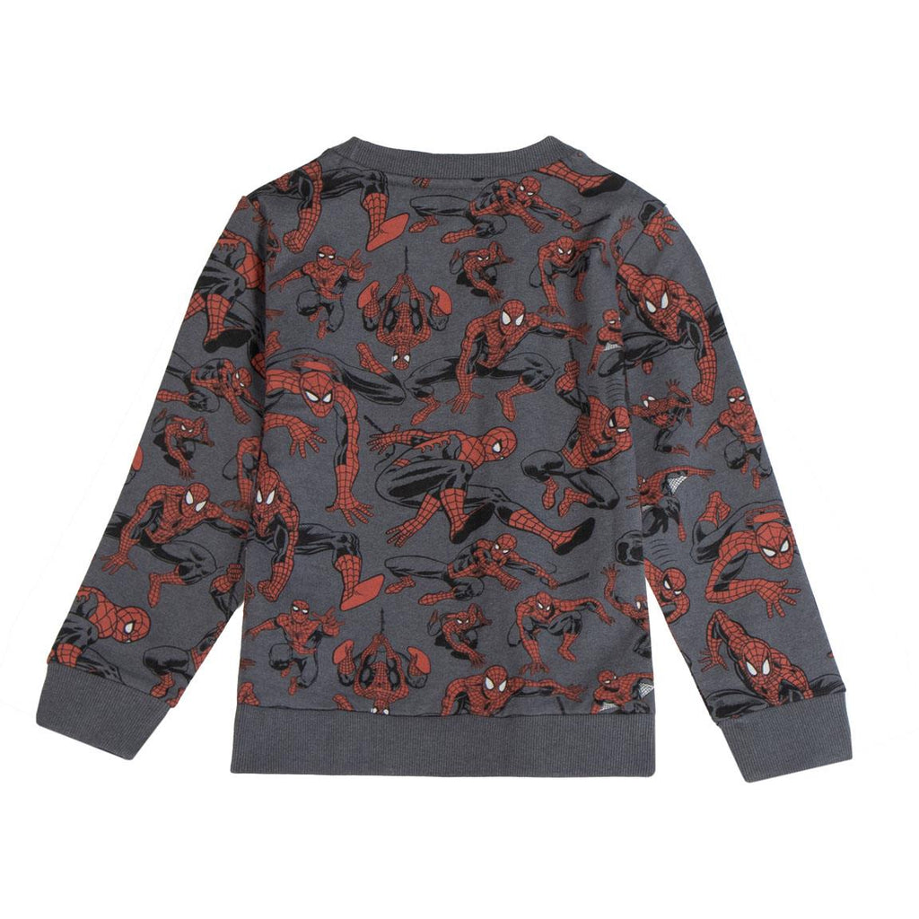 Sudadera cotton brushed spiderman
