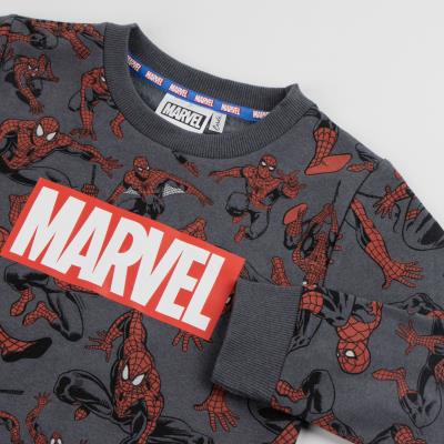 Sudadera cotton brushed spiderman