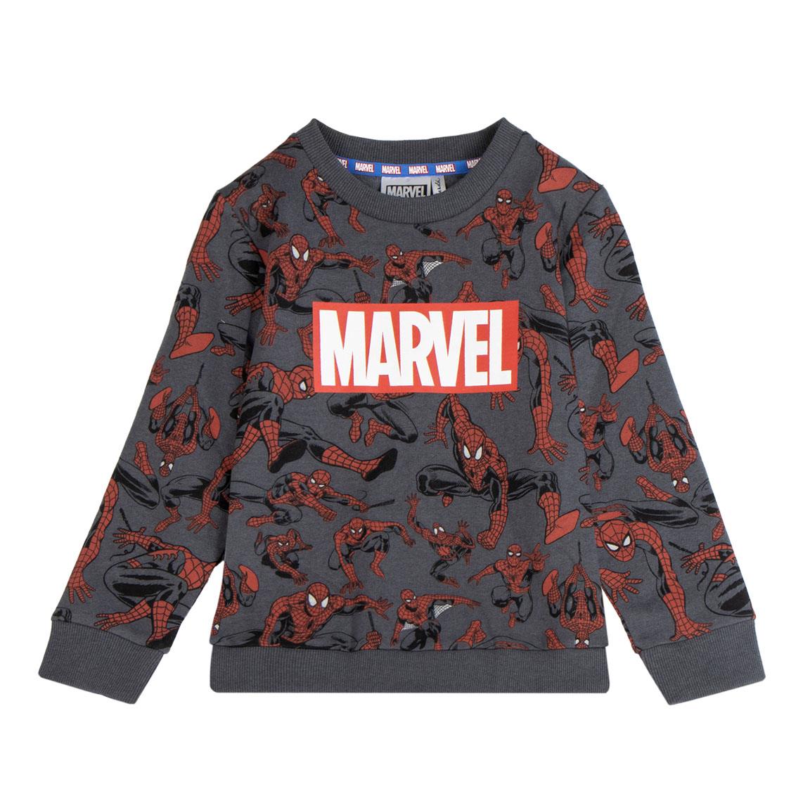 Sudadera cotton brushed spiderman