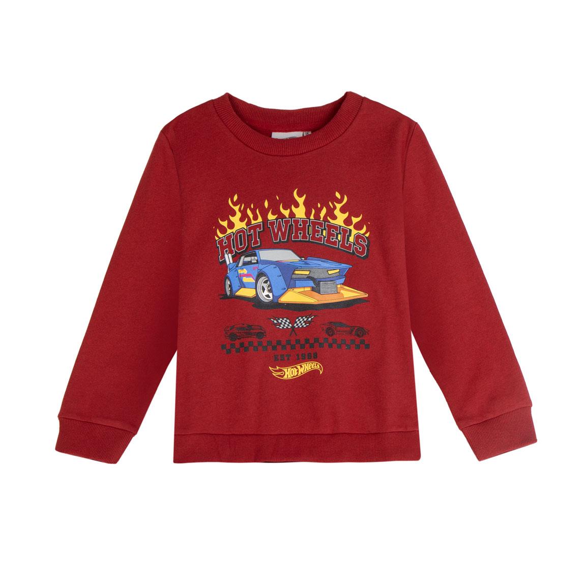 Sudadera cotton brushed hot wheels