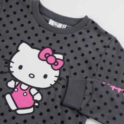 Sudadera cotton brushed hello kitty