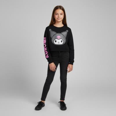 Sudadera cotton brushed hello kitty kuromi