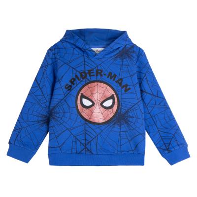 Sudadera con capucha cotton brushed spiderman