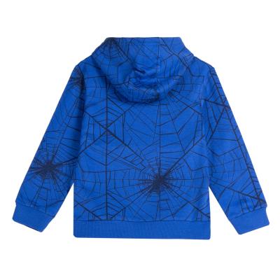 Sudadera con capucha cotton brushed spiderman