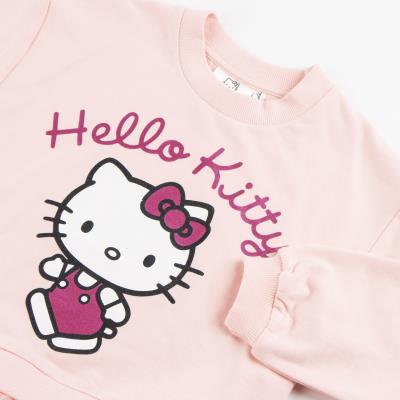 Sudadera french terry tul hello kitty