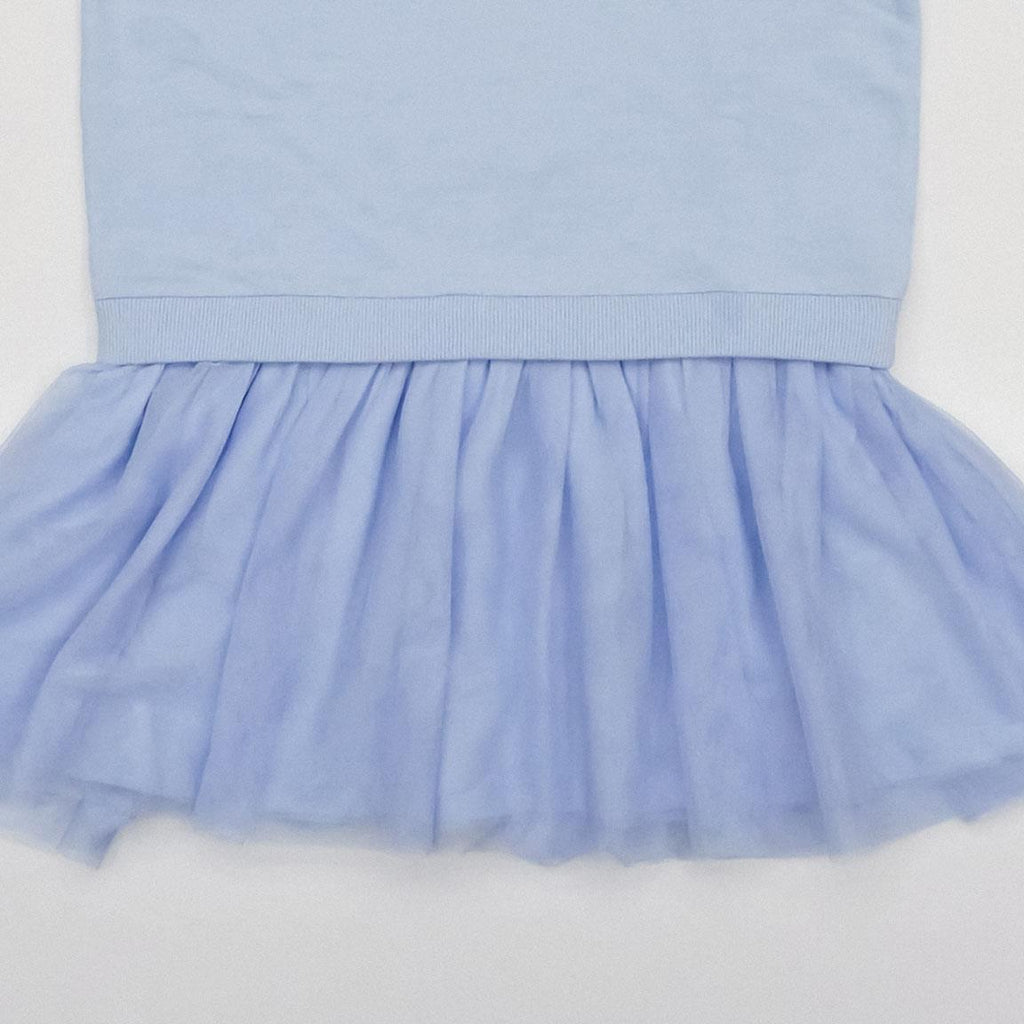 Sudadera french terry tul stitch