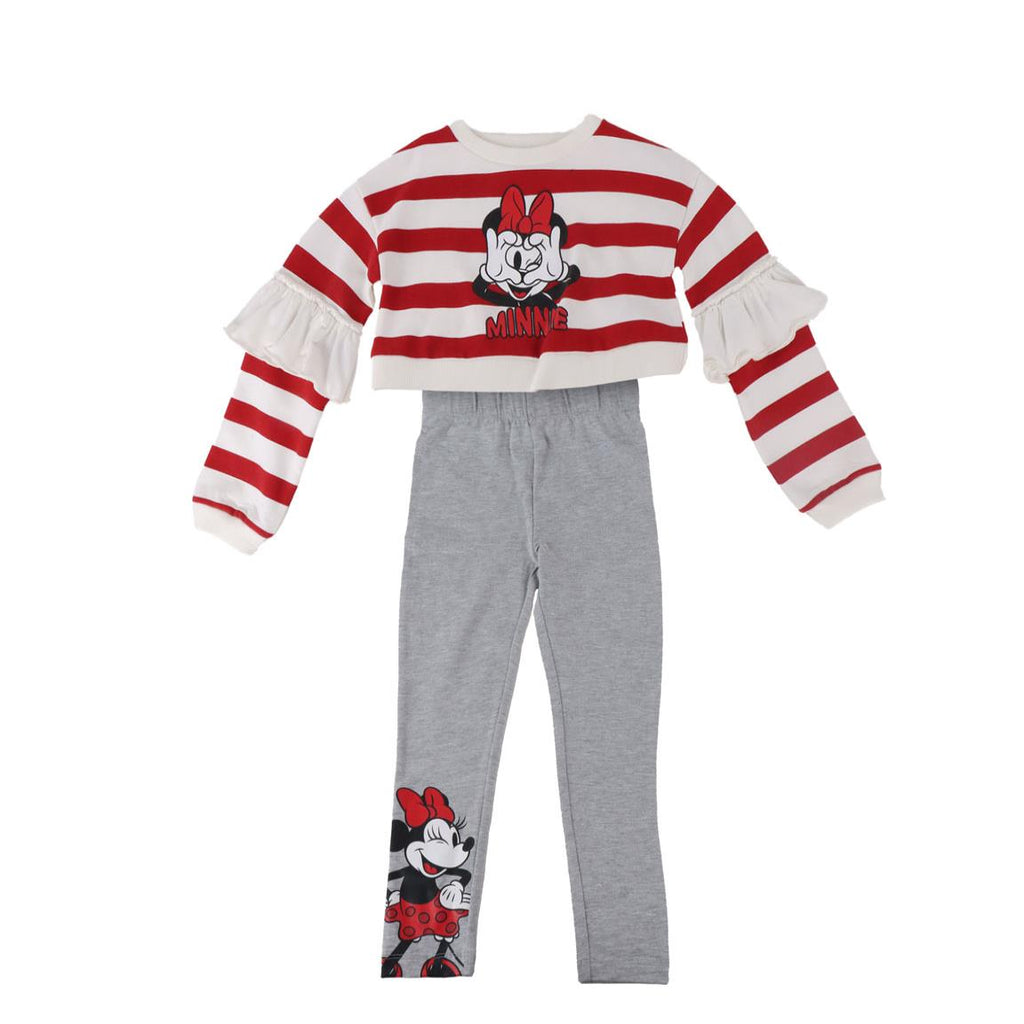 Conjunto 2 piezas cotton brushed leggin minnie