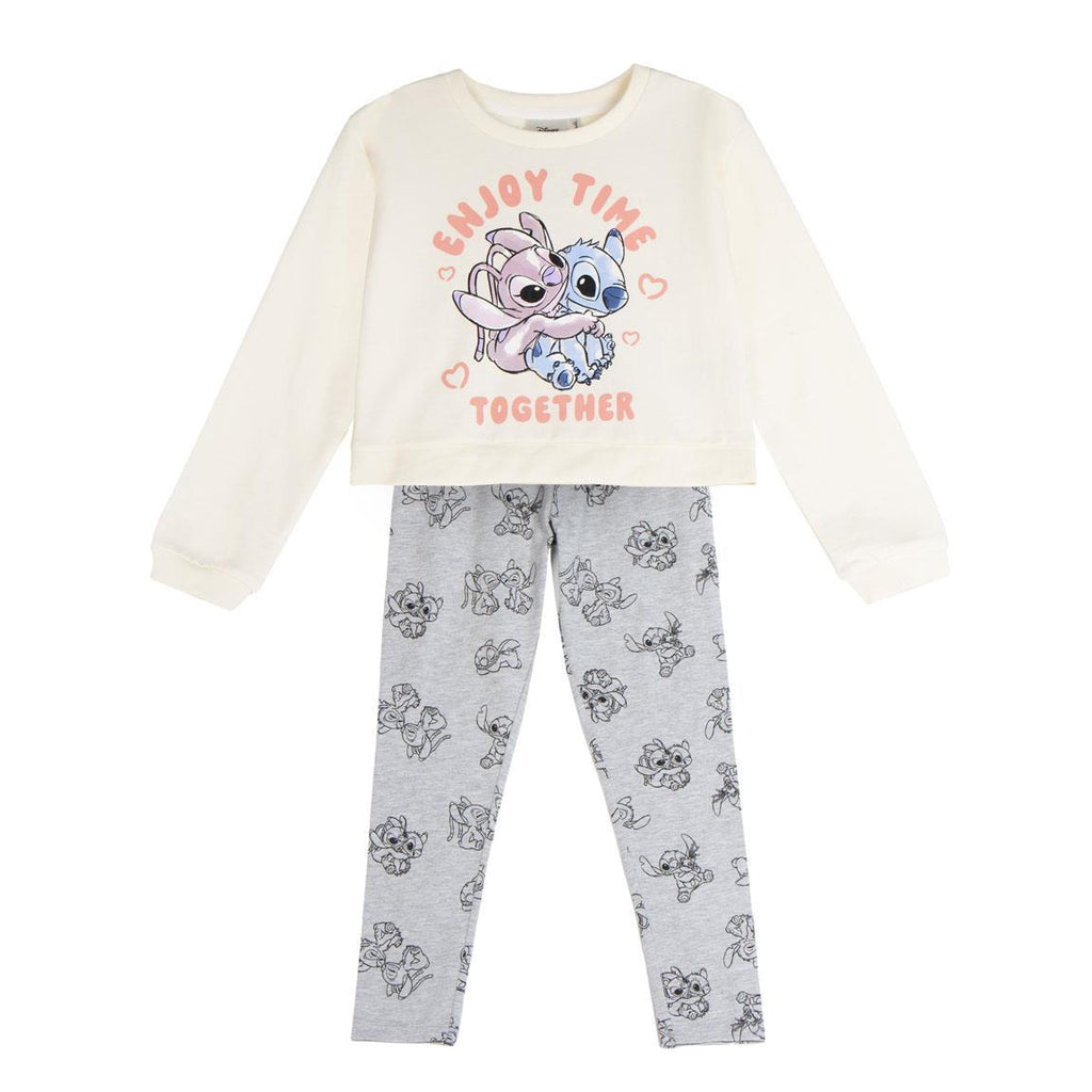 Conjunto 2 piezas cotton brushed leggin stitch