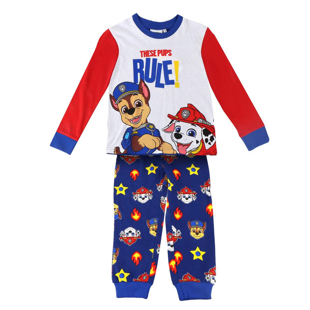 Pijama largo single jersey paw patrol