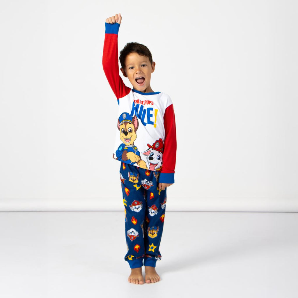 Pijama largo single jersey paw patrol