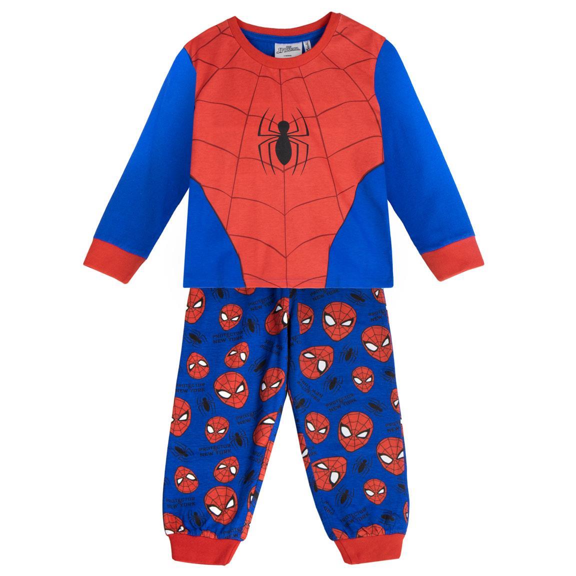 Pijama largo single jersey spiderman