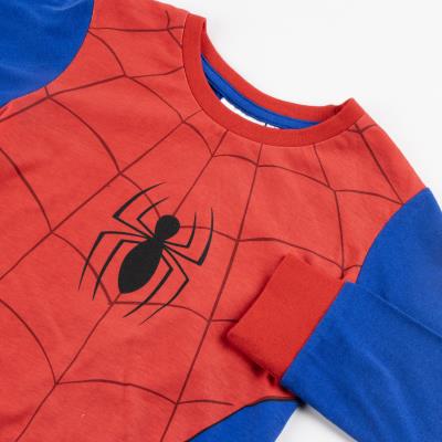 Pijama largo single jersey spiderman