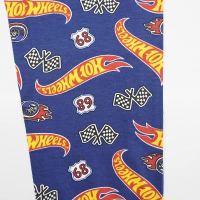 Pijama largo single jersey hot wheels