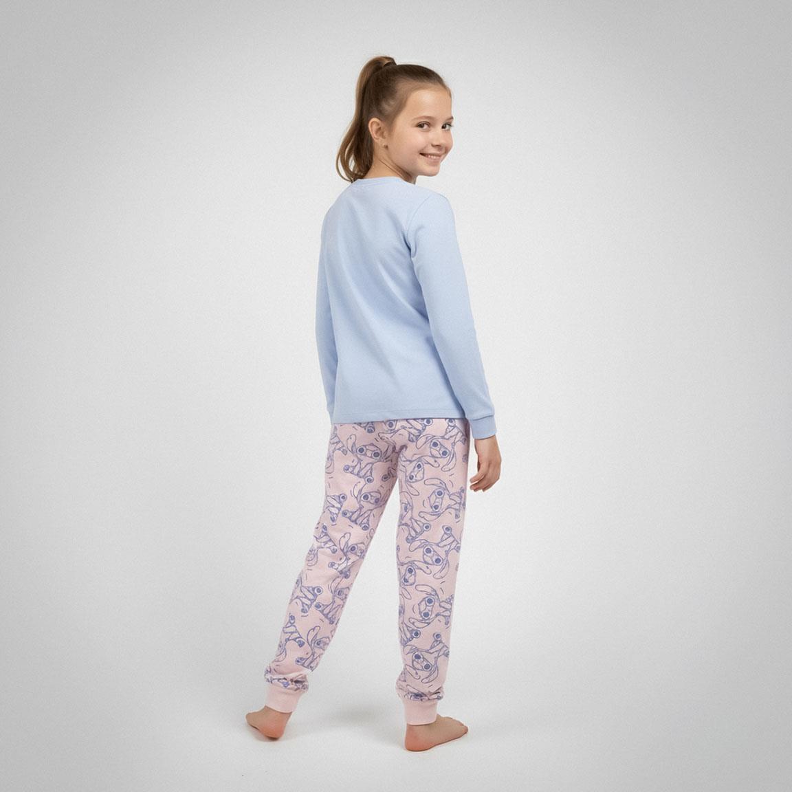 Pijama largo single jersey stitch