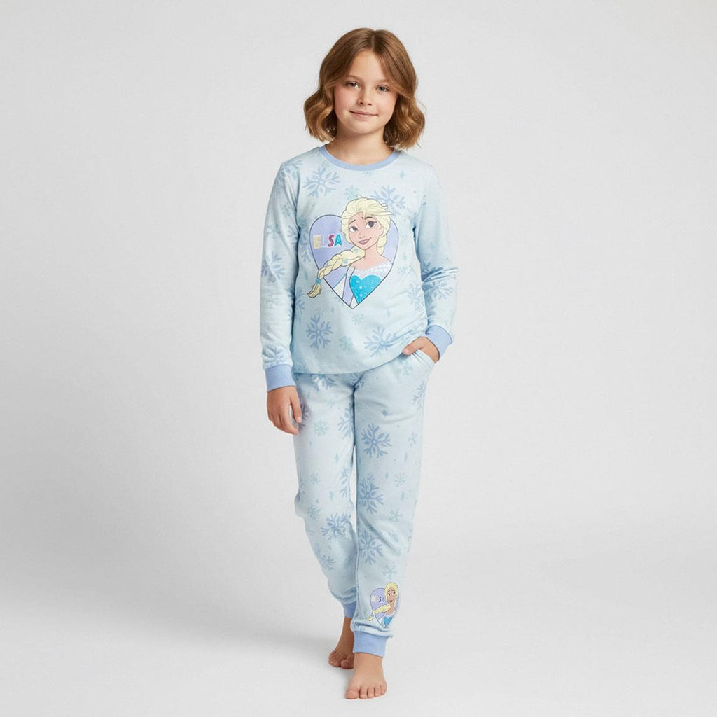 Pijama largo single jersey frozen