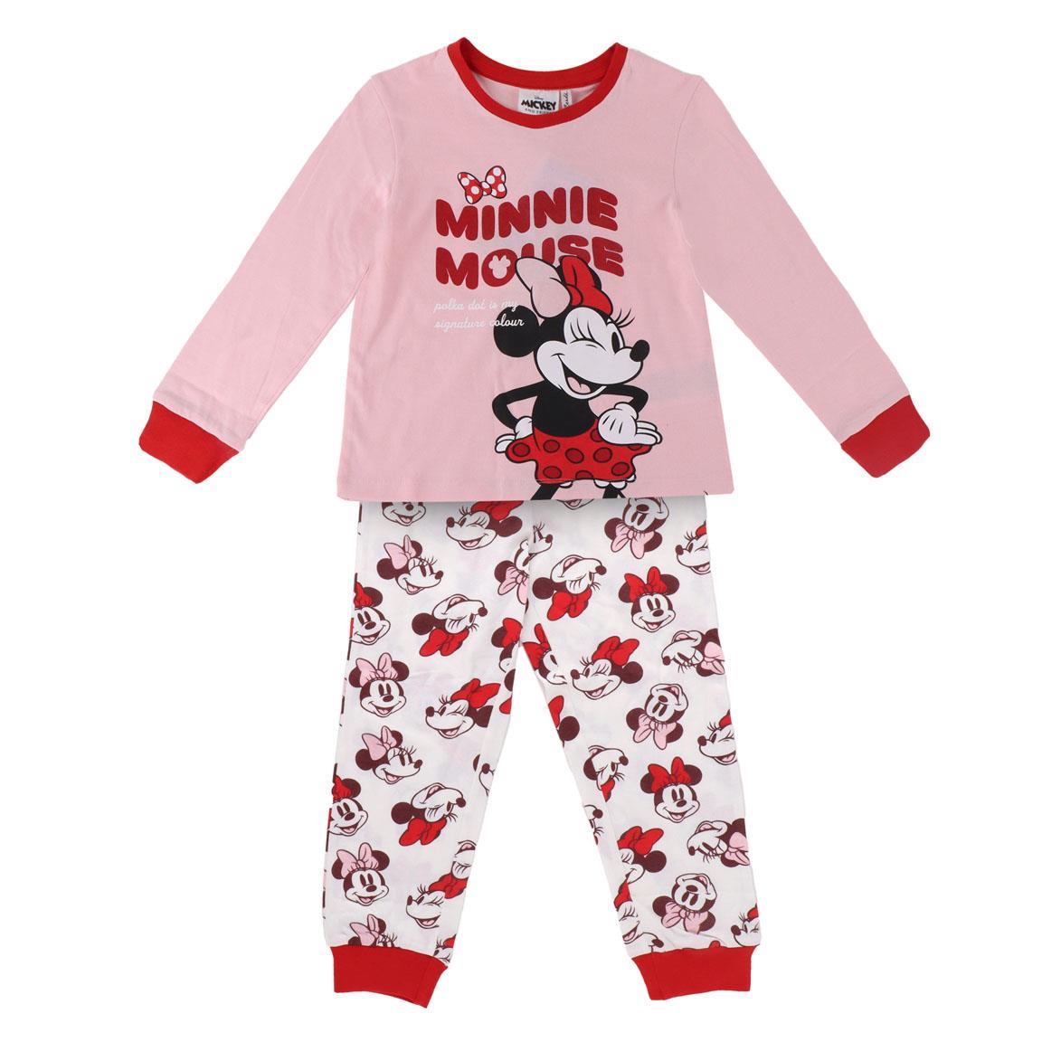 Pijama largo single jersey minnie