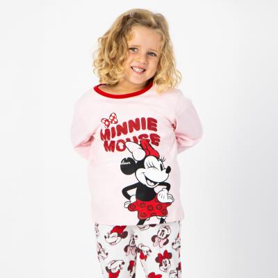 Pijama largo single jersey minnie