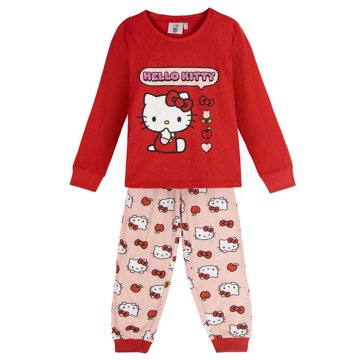 Pijama largo single jersey hello kitty