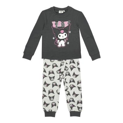 Pijama largo single jersey hello kitty kuromi