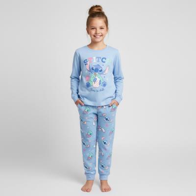 Pijama largo single jersey stitch