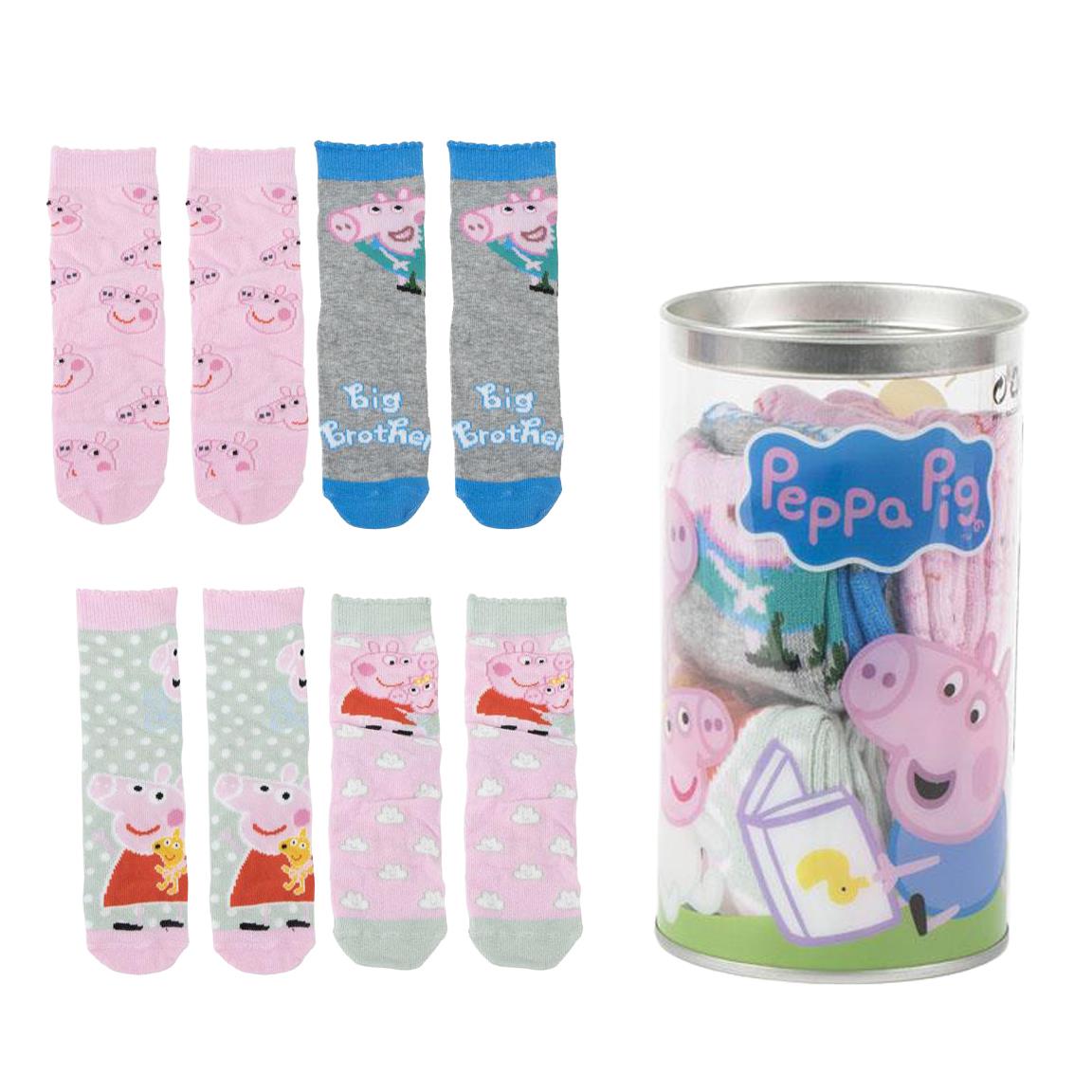 Pack calcetines 4 piezas peppa pig