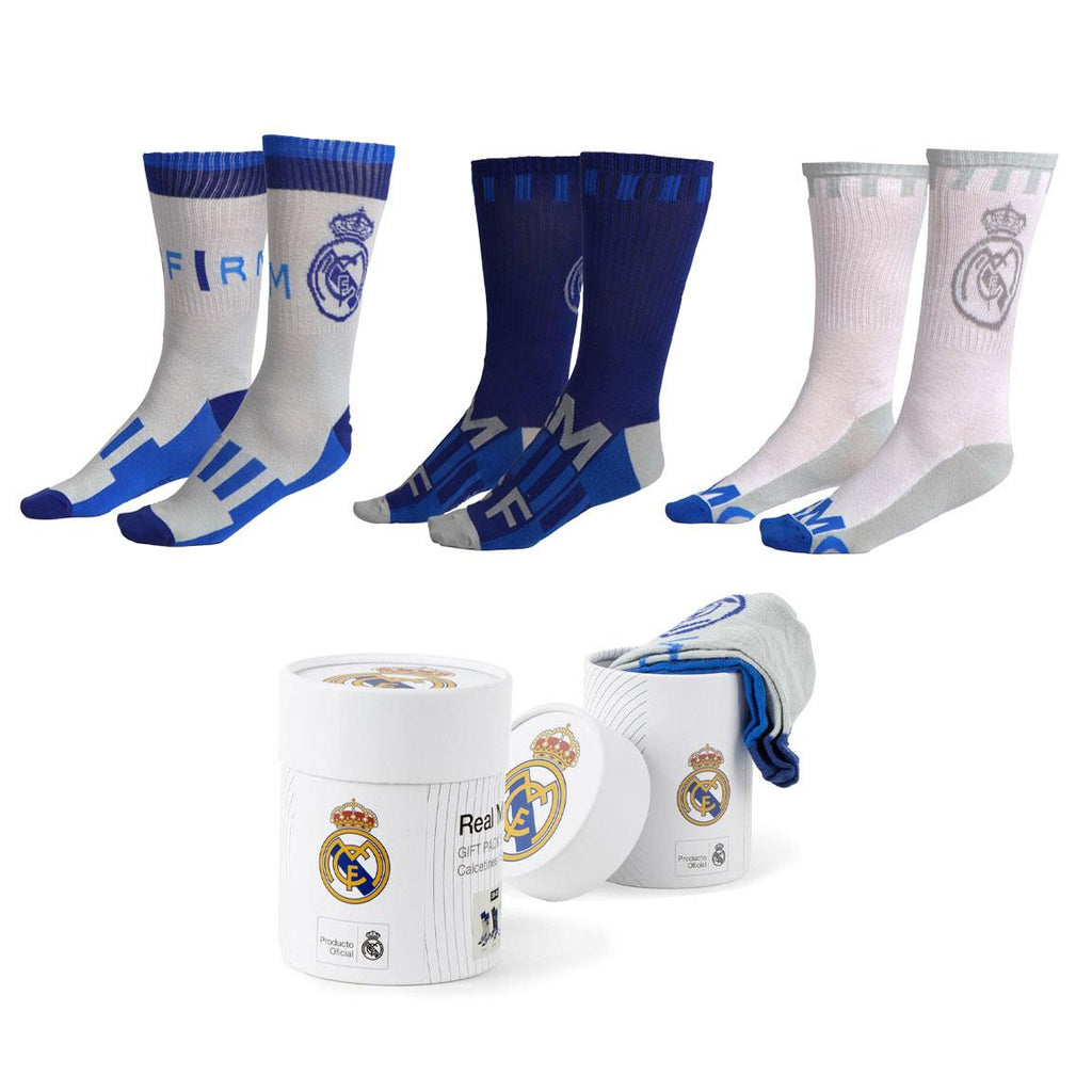 Pack calcetines 3 piezas real madrid