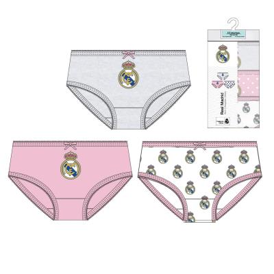 Pack braguitas single jersey 3 piezas real madrid