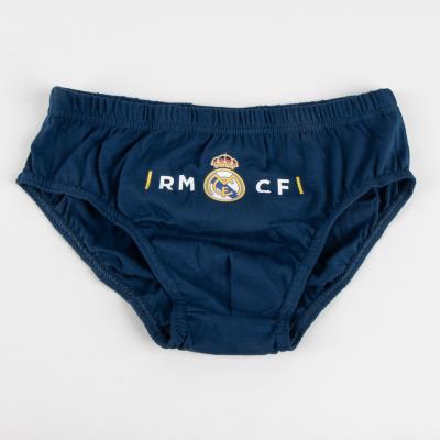Pack calzoncillos single jersey 3 piezas real madrid