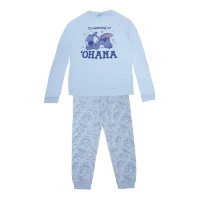 Pijama largo single jersey stitch
