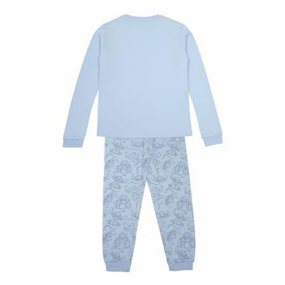 Pijama largo single jersey stitch