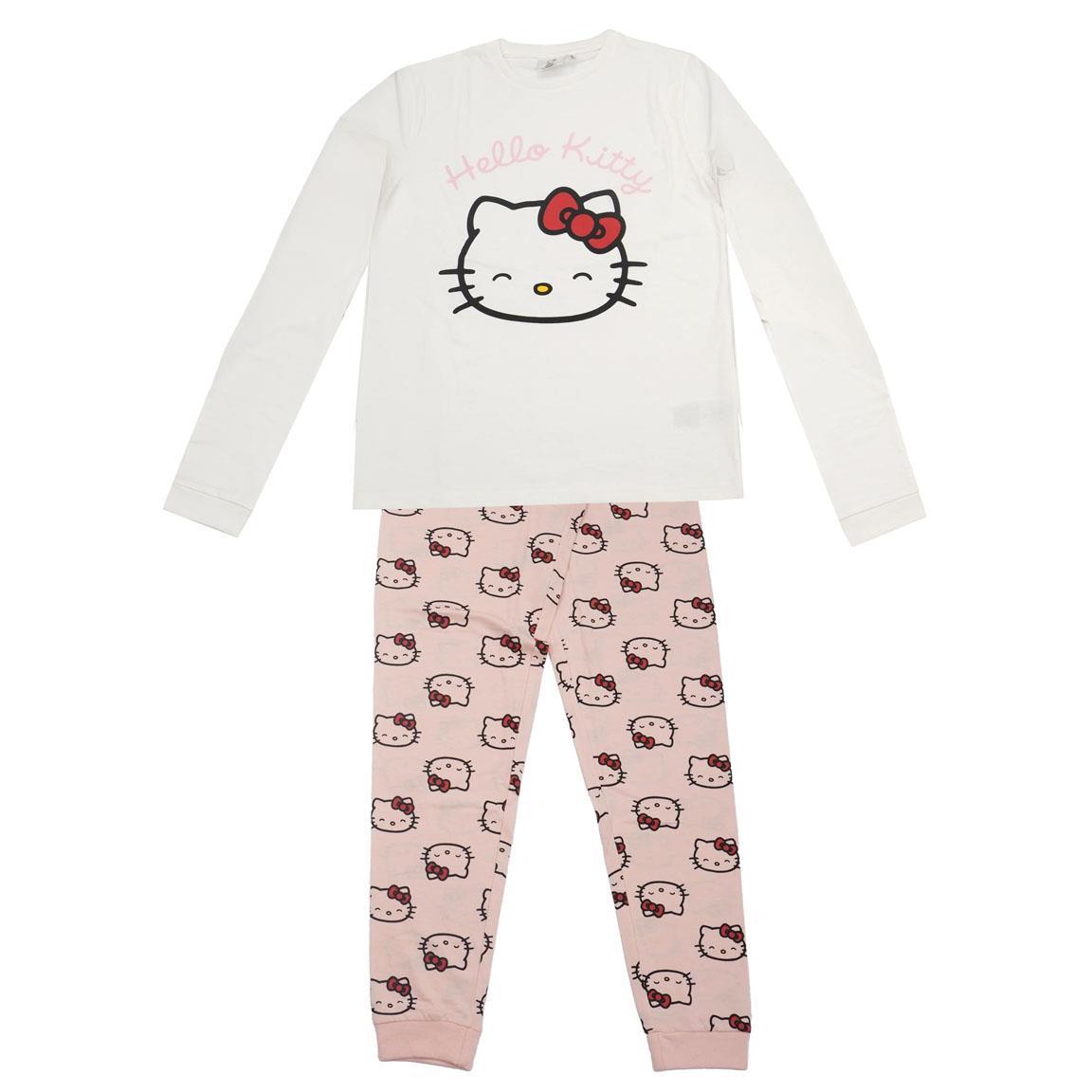 Pijama largo single jersey hello kitty