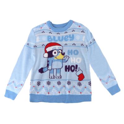 Jersey punto navideño bluey