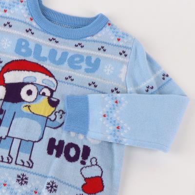 Jersey punto navideño bluey