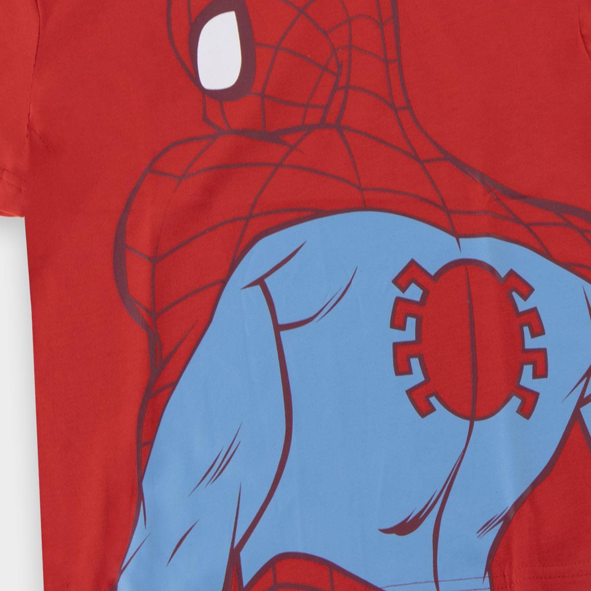 Camiseta corta single jersey spiderman