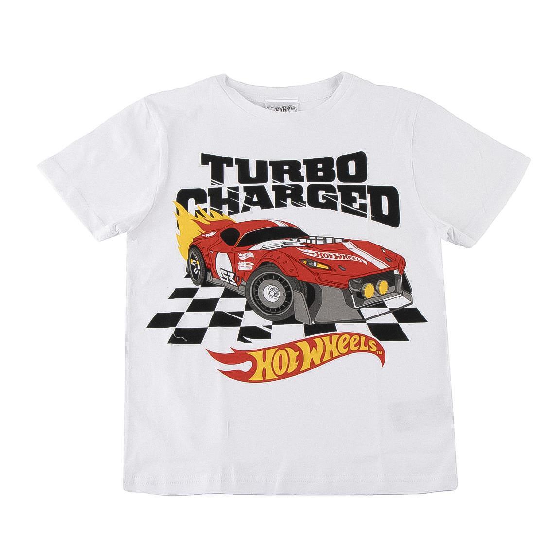 Camiseta corta single jersey hot wheels