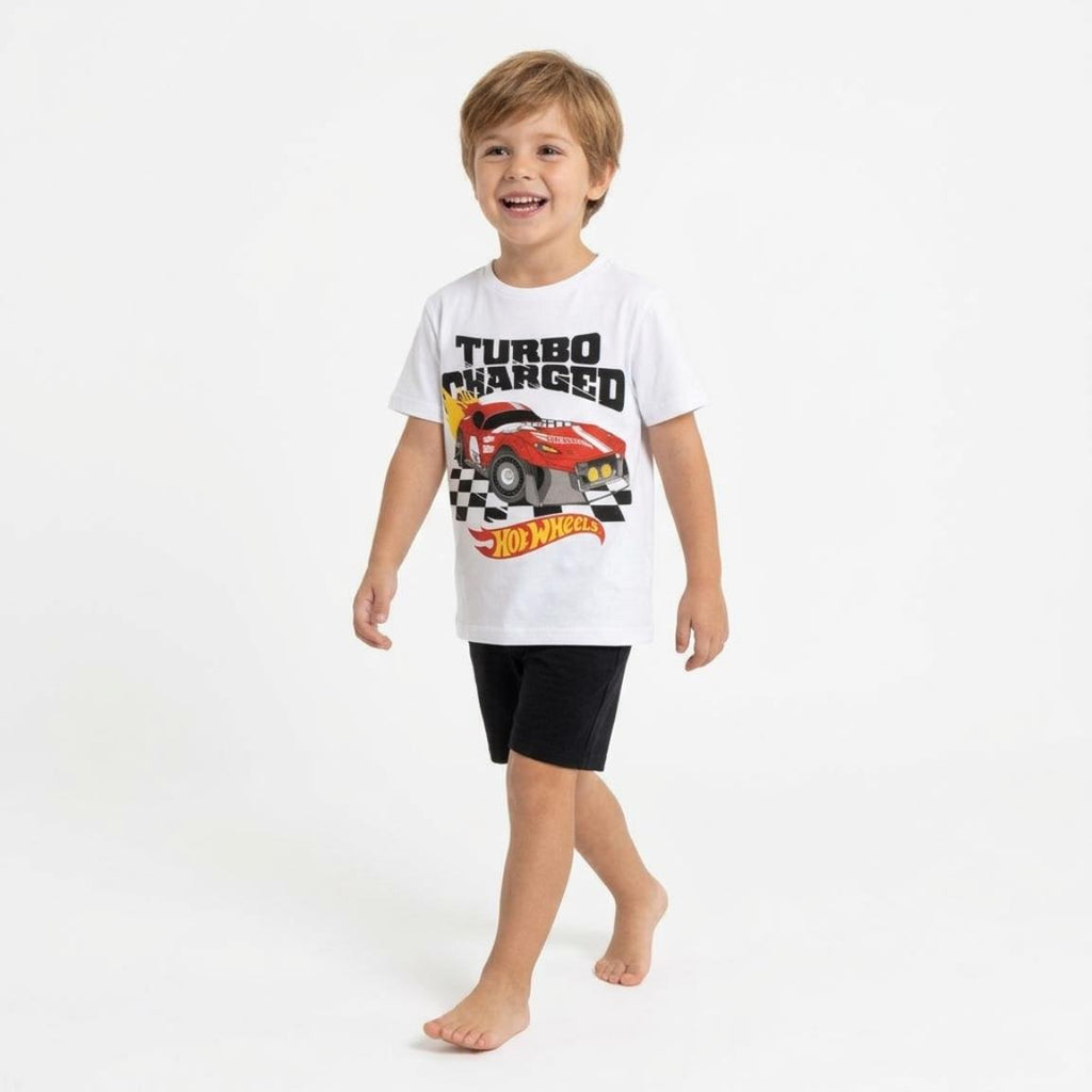 Camiseta corta single jersey hot wheels